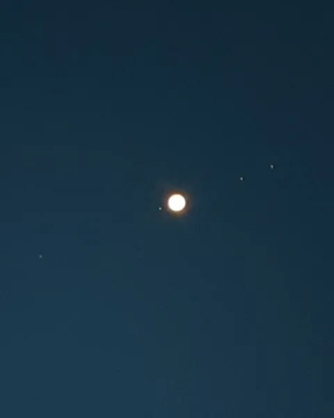 Jupiter in the evening