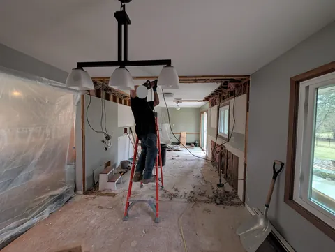 Remodeled Kitchen. Never tackled anything this large before but had great help.