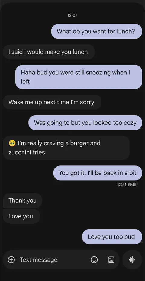 Texts with Little Bro