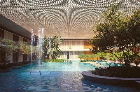 United States Embassy in New Delhi, India (1956-1959) by Edward Durell Stone