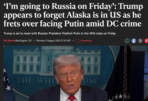 Trump is going to Russia on Friday