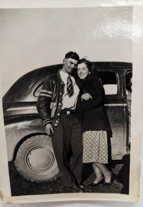 My grandma (17) and grandpa (22)