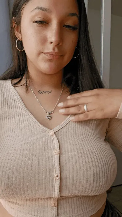 My chubby tits. It's not perfect but it's totally natural