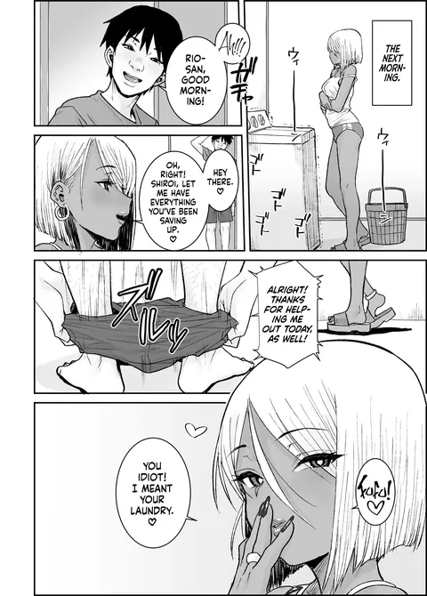 [Ponsuke] I, Your Humble College Student, Busted Loads Into My 35 Y/O Dark-Skinned Gyaru Landlady While She Rode Me Cowgirl | 595768