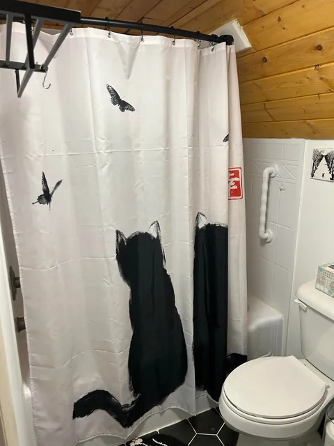 Black Cat Themed Bathroom