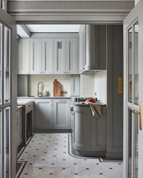 Kitchen of an apartment in Warsaw, Poland. [1439x1796]