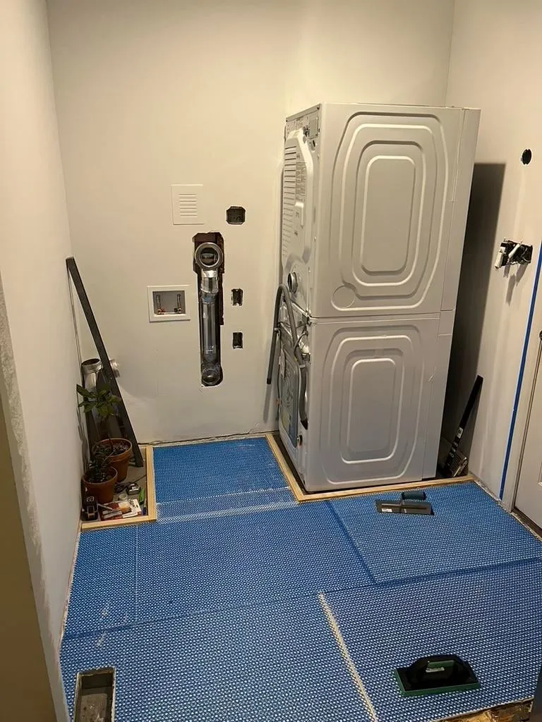 New laundry nook in our 150yr old house! After/Before and Full Process