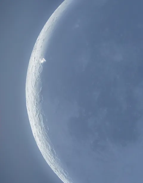 This image of the space station transiting the crescent moon got me shortlisted as astrophotographer of the year [OC]