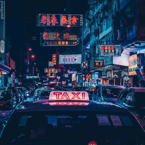 ITAP of Hong Kong at night