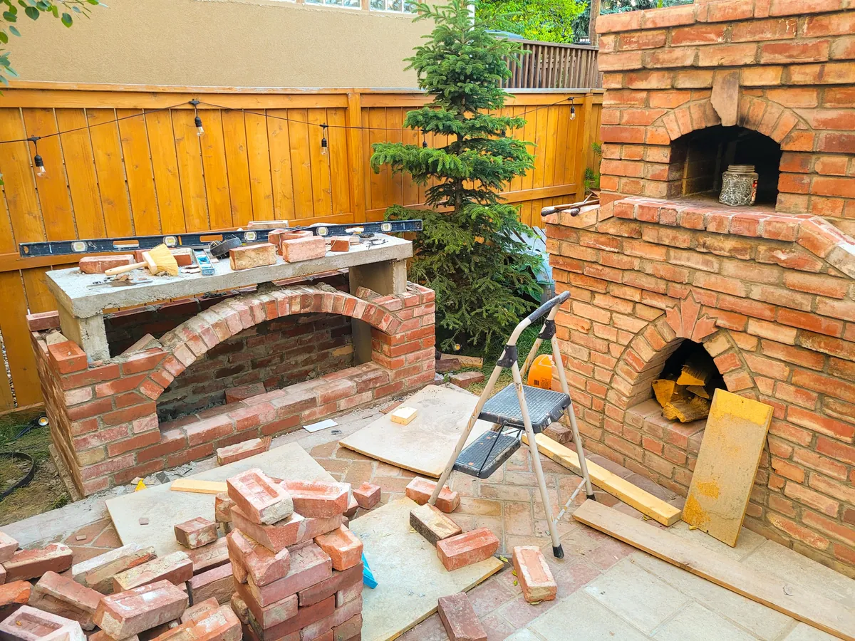 I built a BBQ this summer