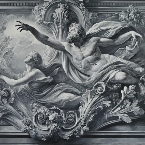 “All That Could Have Been”, Ian VonderHaff (me), 48”x48” oil paint, 2025