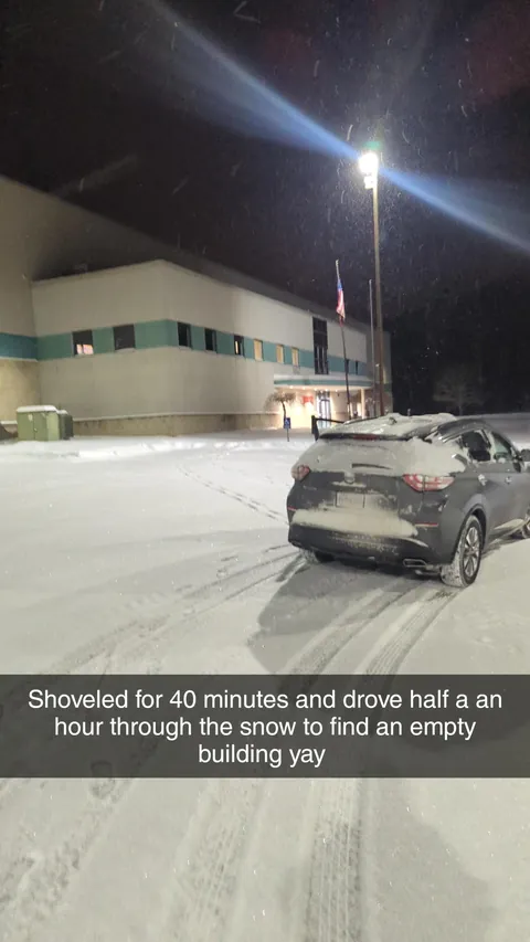 Snow Day as a temp ❄️