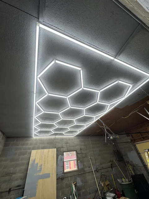 Here’s an image dump of my garage over the past year. My dad painted everything on the walls. He had a blast! Hope y’all like it.