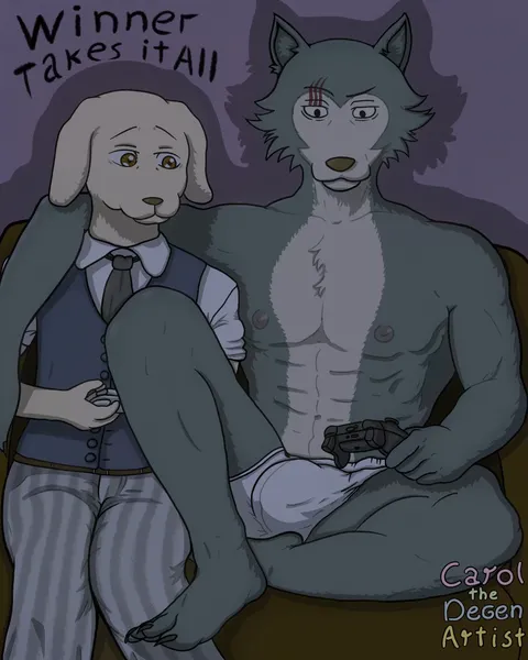 Legoshi and Jack have some fun :3 (Beastars) [MM] (OC) (Carol_The_Degen_Artist)