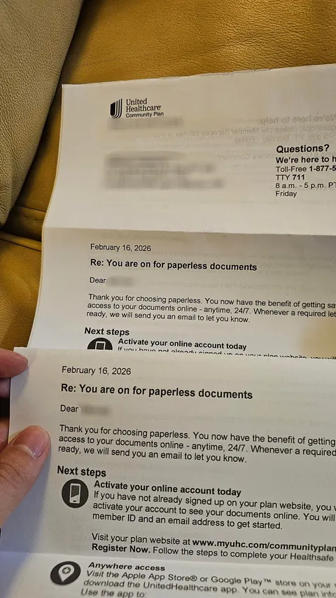 Just opened 22 letters all thanking me for going paperless