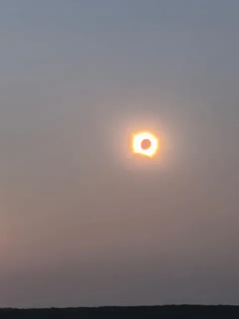 🔥 100% eclipse. Guadalajara, Spain.