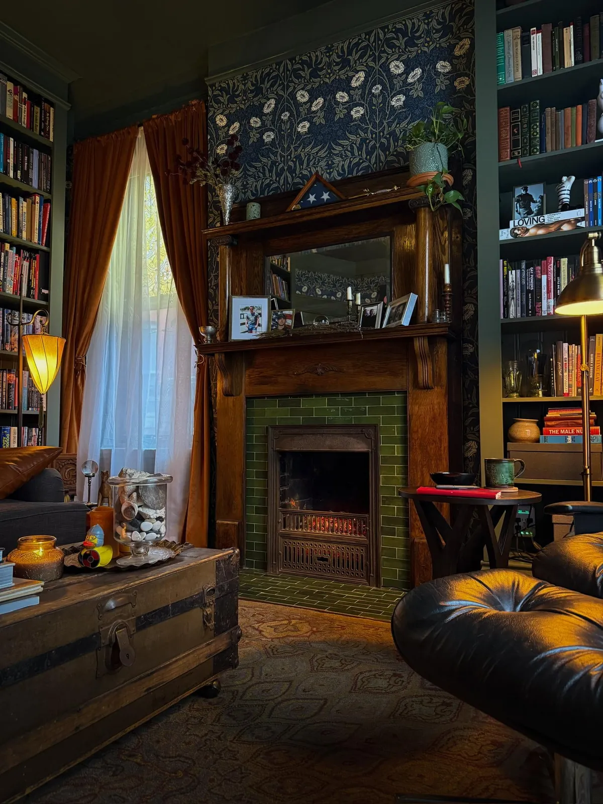 Writing lectures in my little library on a Autumn Day