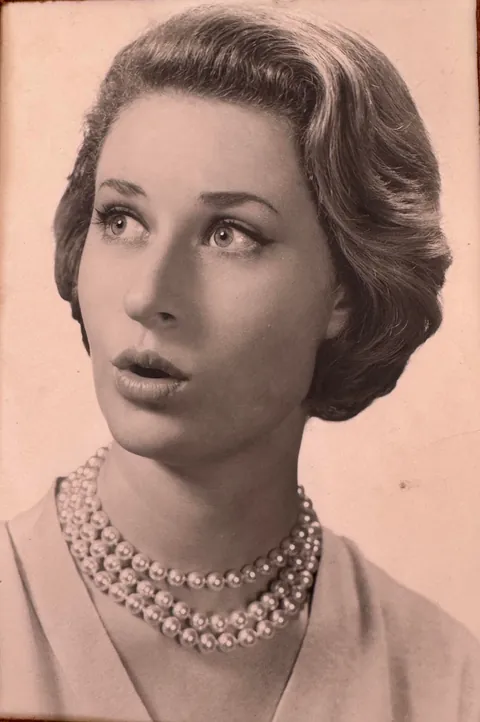 My dear mother, who recently passed away at 85, seen here from modelling days in her 20s, with bonus pic with a friend, in 70s fashion