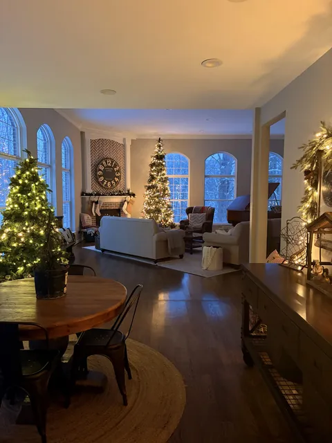 Snowy on the outside, cozy on the inside.