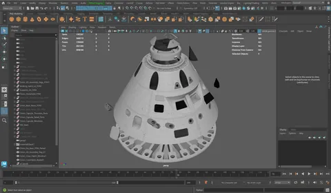 I 3D modeled, 3D printed, painted and assembled the world's most detailed Orion model (1:48, 1:24 scales!). 27 removable (magnetic) parts including the capsule. Enjoy!