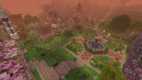 My survival world that I currently cannot play (thanks Mojang!)