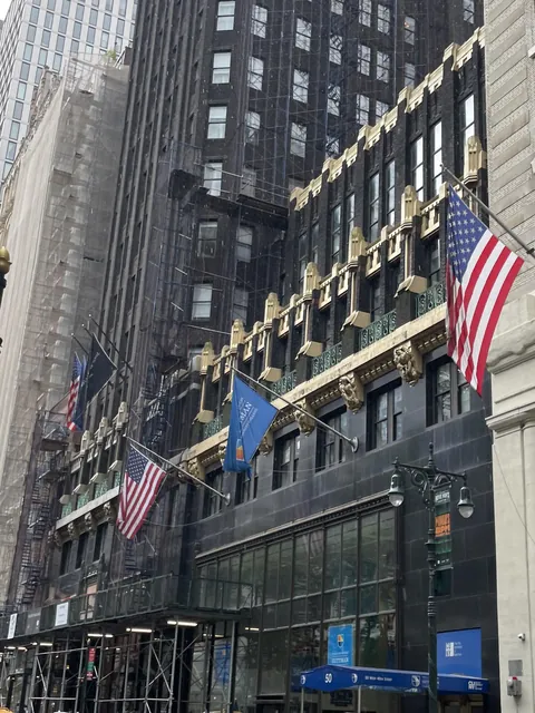 The American Radiator Building is looking great after renovations