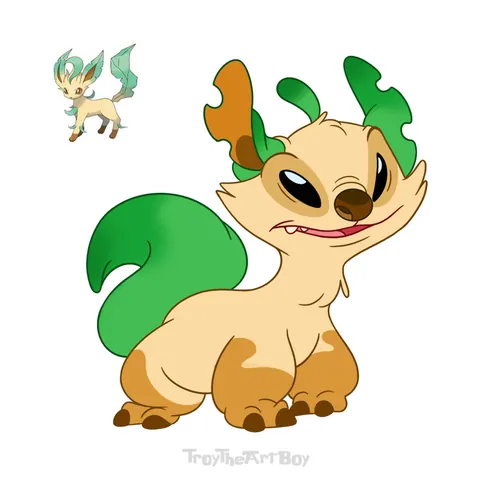 I Draw Pokemon as Lilo and Stitch Experiments