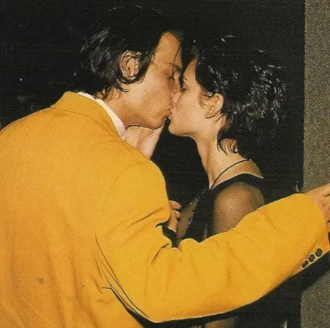 Winona Ryder and Johnny Depp at the Cry-Baby Premiere 1990