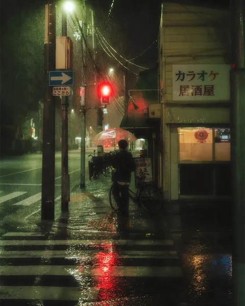ITAP of a rainy evening in Osaka 