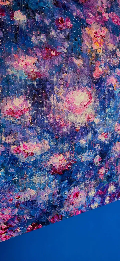 Acrylic dream worlds painted from imagination