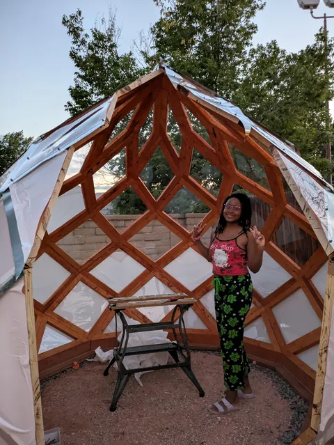 I built a greenhouse!