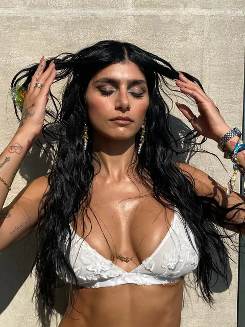 Mia at the Casablanca Womenswear Spring/Summer 2026 Show as part of Paris Fashion Week