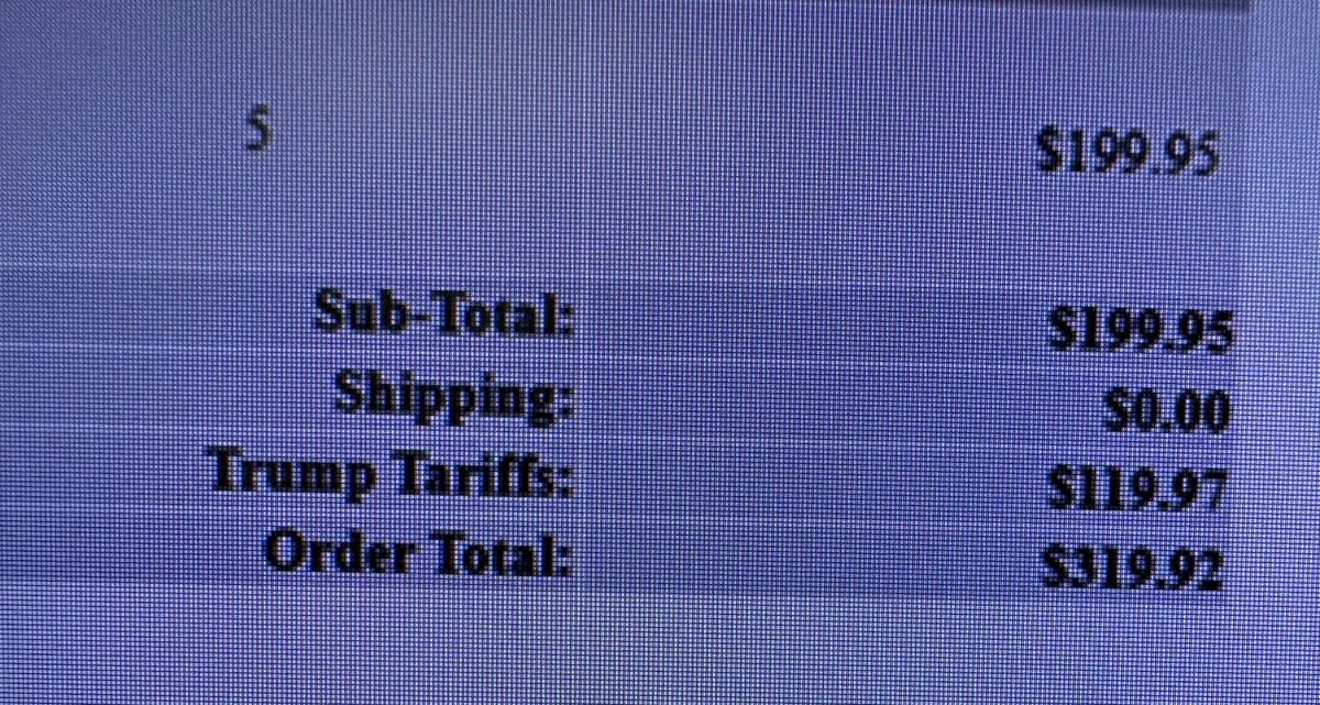 Just had to pay this at work. At least they’re calling it what it is.