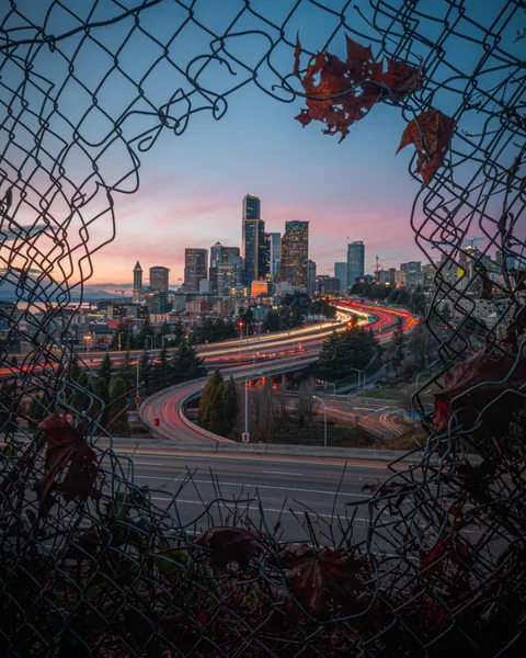 ITAP of Seattle During Sunset