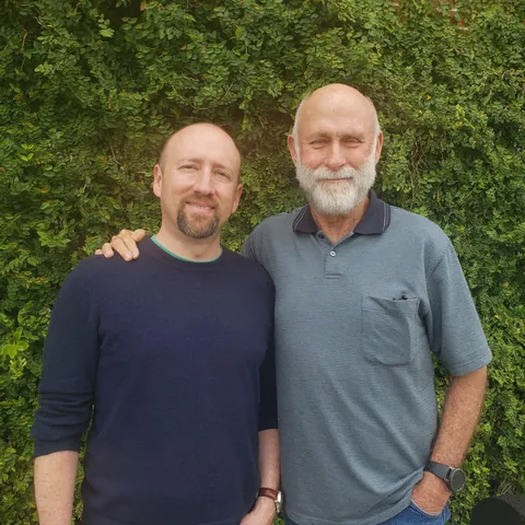 [OC] me and dad over the years: 1993 - 2012 - 2019 - 2024