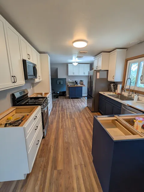Remodeled Kitchen. Never tackled anything this large before but had great help.