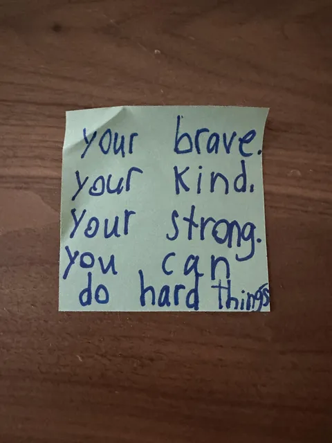 (OC) Desk Reminder from Daughter