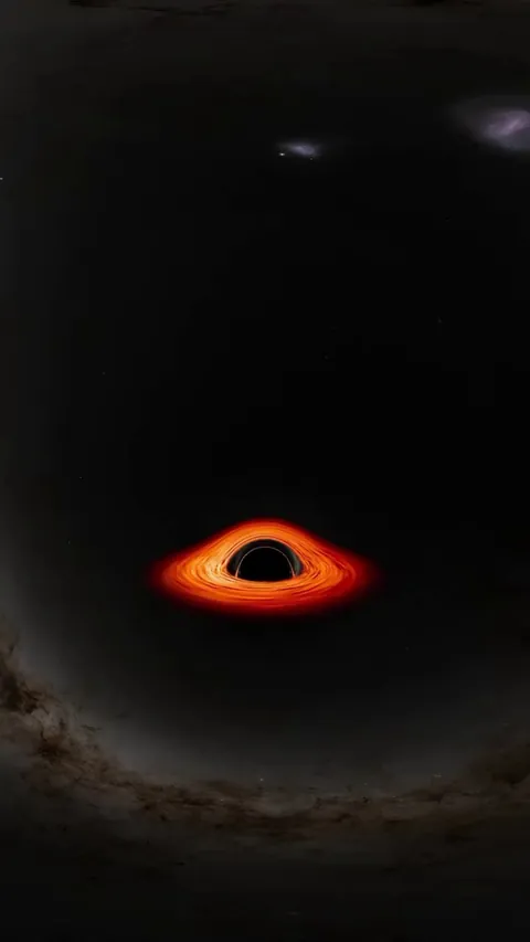 NASA Simulation's Plunge Into a Black Hole