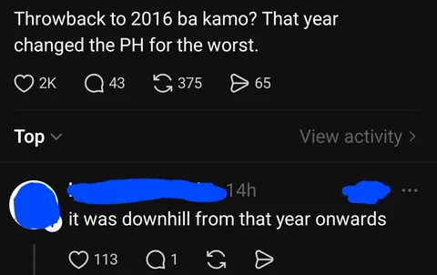 Throwback to 2016 when this country began its downward spiral