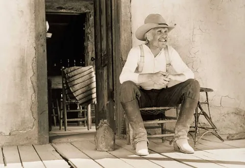 Robert Duvall in 1989, from behind-the-scenes of "Lonesome Dove"