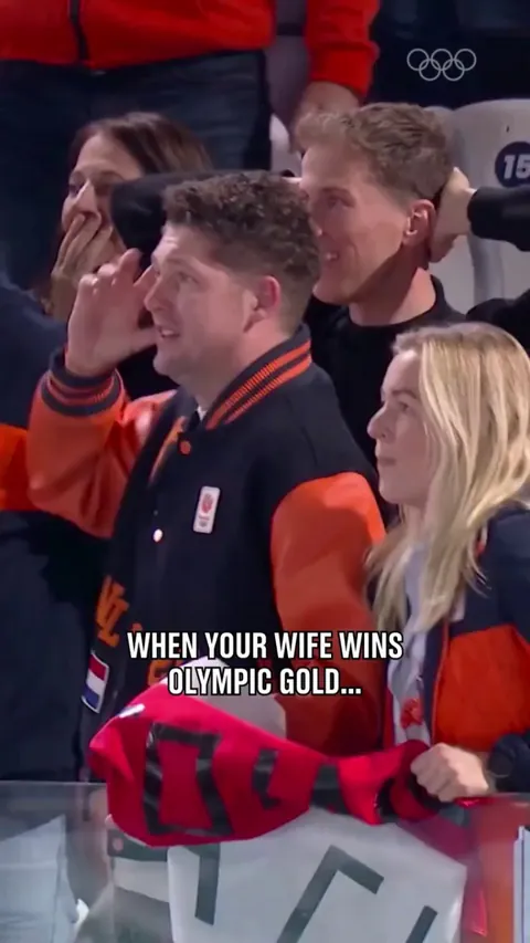 When your wife wins olympic gold.