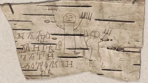 The homework doodles of a seven-year-old who lived in the 13th century shows that kids haven't changed that much
