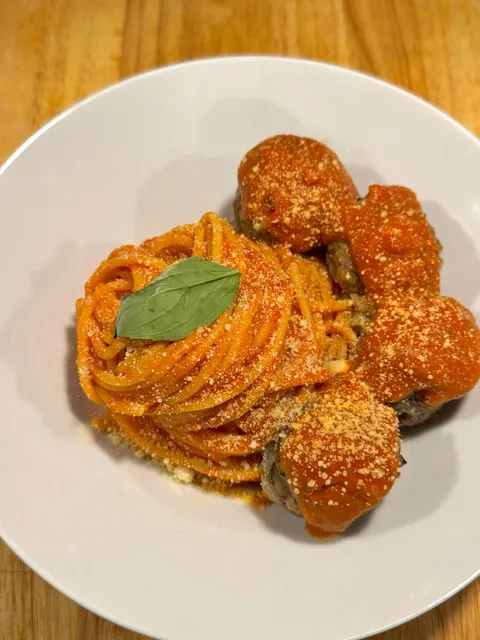 Spaghetti and Meatballs I made for dinner 