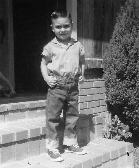 1962 - My first day of Kindergarten and I was very nervous!