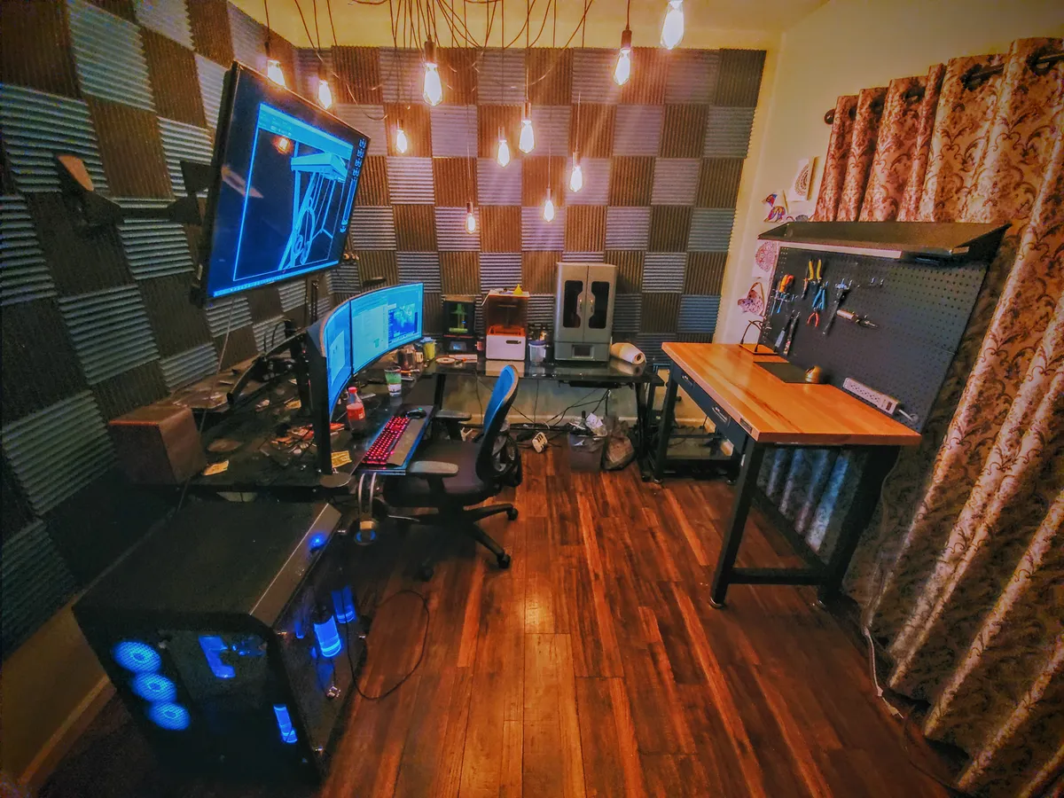 My battlestation and maker-space rolled into one.
