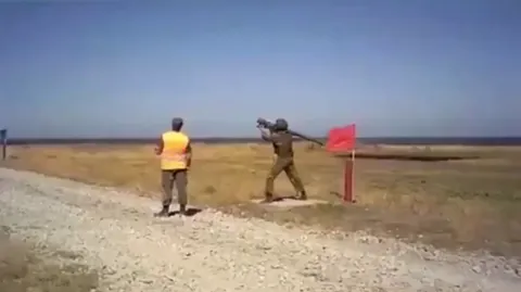 Fail to launch a MANPADS during military training
