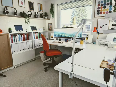 My workspace before it becomes a kid's room