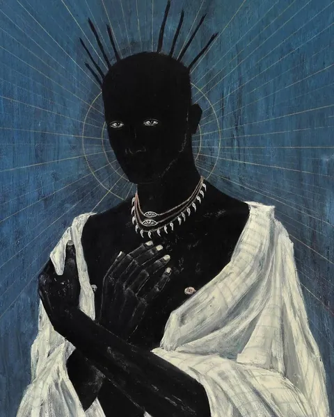 Shaman, Ozy Worldy, Acrylic on canvas, 2023