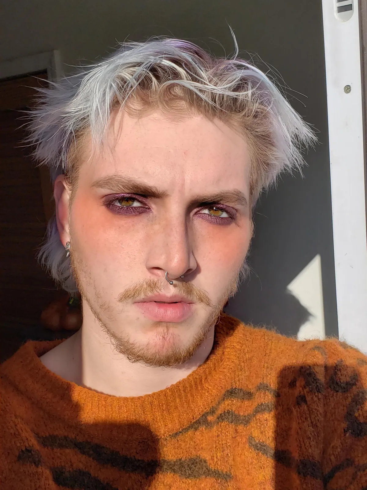 Easy quick "I stayed up all night" look