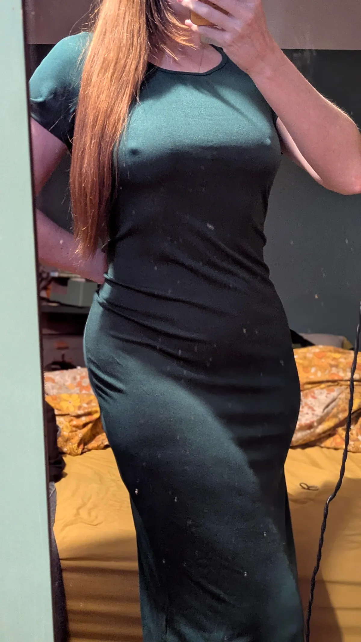 Which way should this dress go, I'm not sure...? 🤔